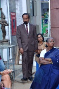 Mr. S. Gananarajah enters the gallery