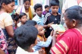 Sundari distribute the pesents for the childrens